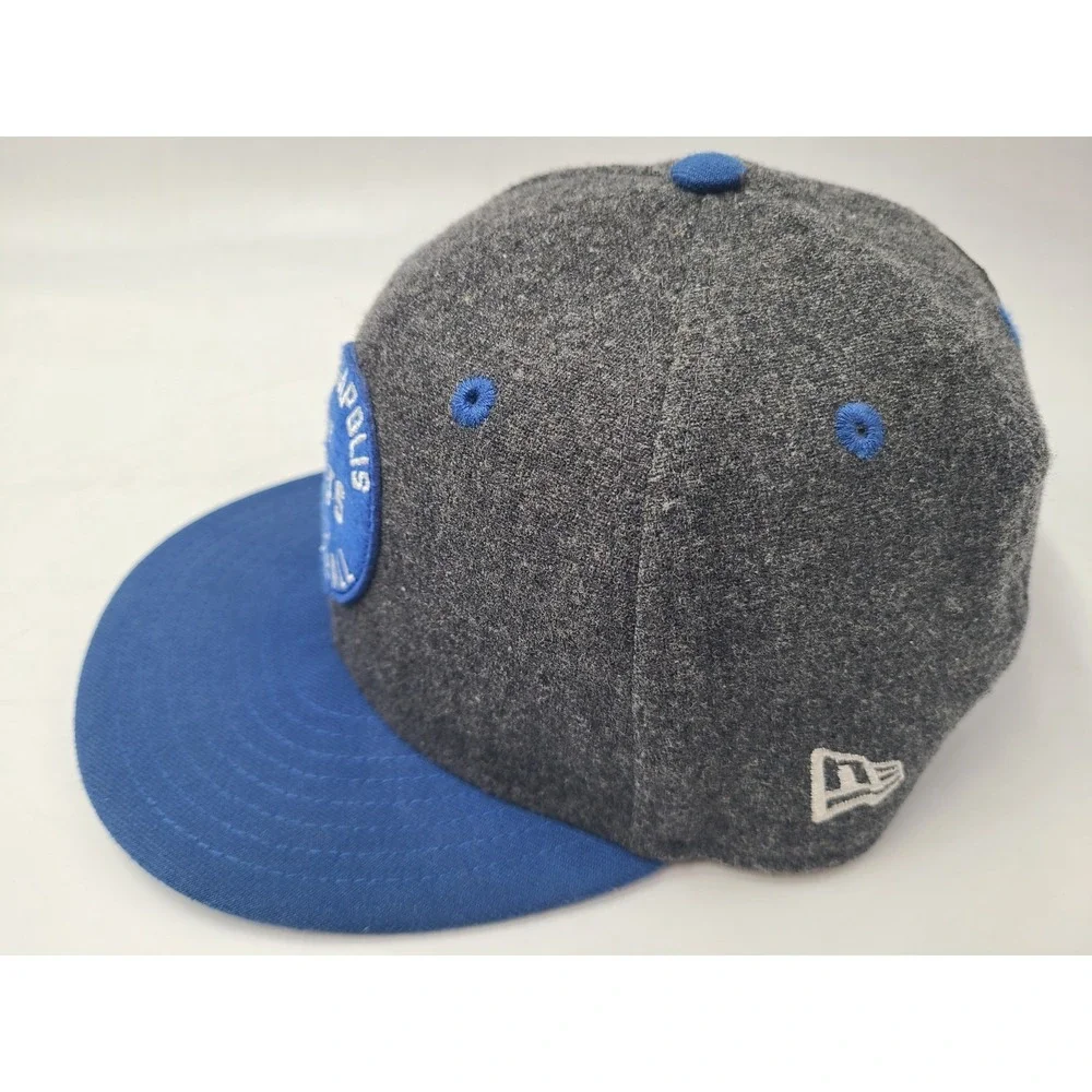 Youth Indianapolis Colts 1953‎ New Era Snapback Hat Cap Wool Blend NFL 100 Gray